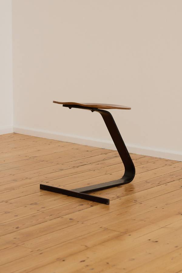 Bentwood & Curved Metal Stool