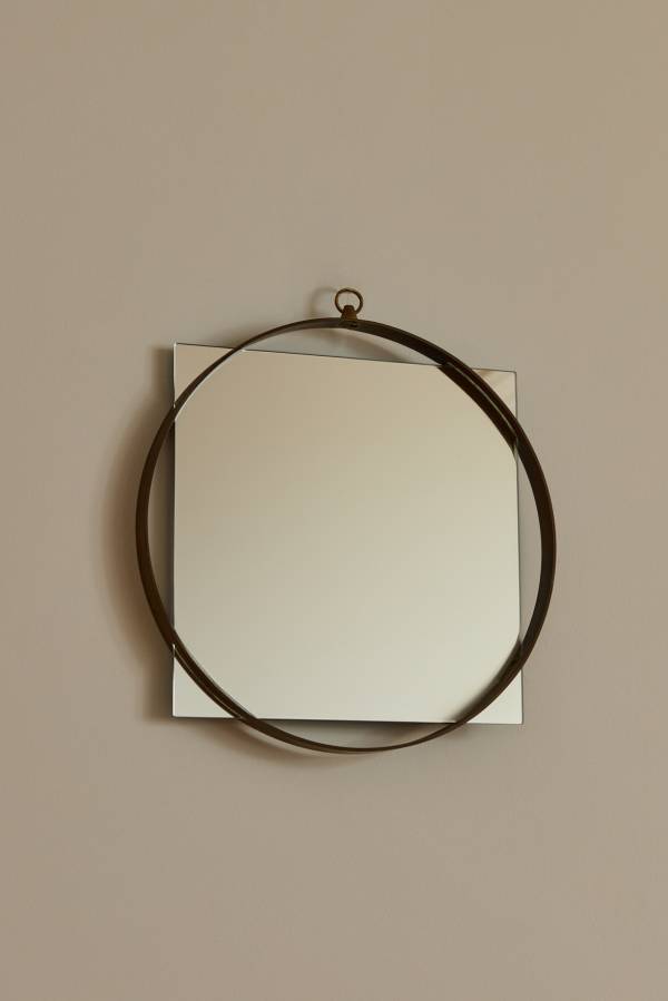 Brass & Glass Mirror