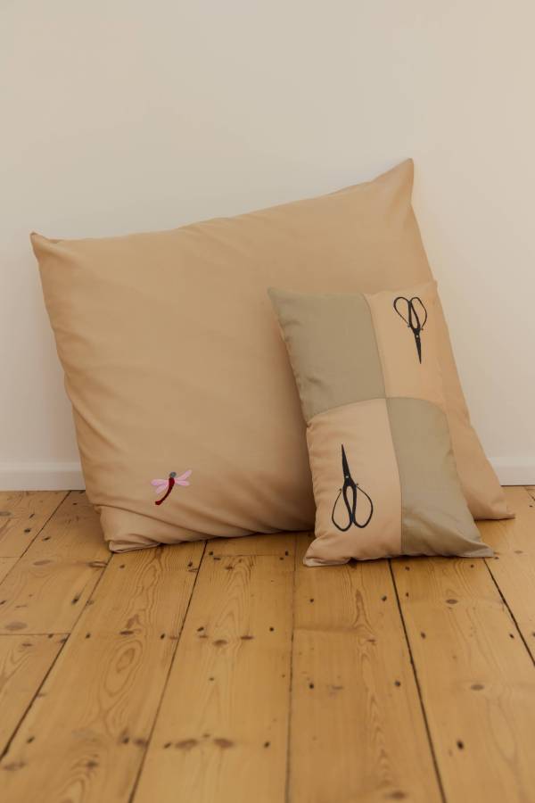 Embroidered Silk Cushions
