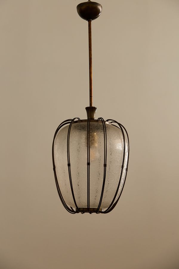 Italian Glass Pendant Light