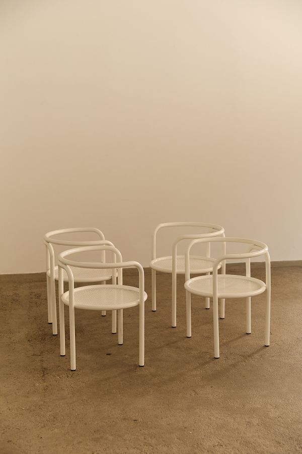 White Locus Solus Chairs