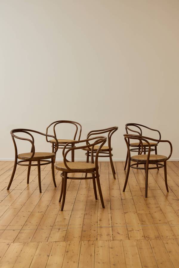Six Bentwood Chairs