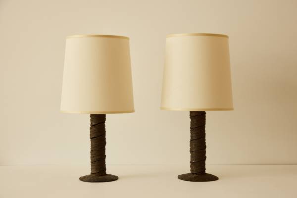 Wrapped Iron Table Lights